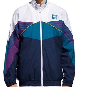 Adidas Court Windbreaker Jacket Skateboarding Sz L